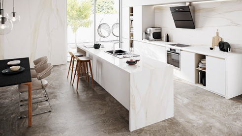 kitchen marble look porcelain sheets