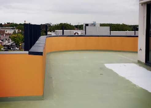 Waterproofed balcony surface from Cocoon Coatings