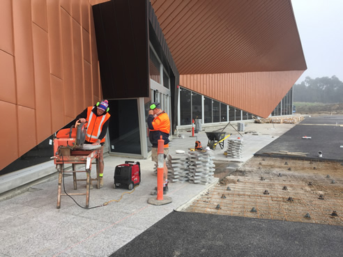 installing granite pavers