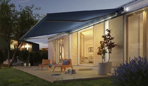 Livona Open Folding Arm Awning