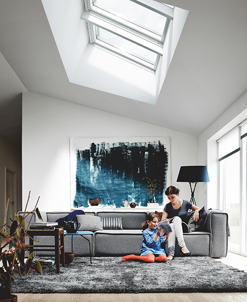 30% More Natural Light with Skylights