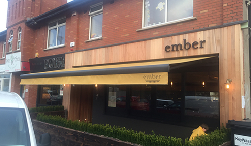 Folding Arm Awnings at Ember