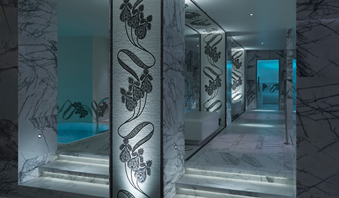 Artistic Hand-Cut Mosaics for Four Seasons Hotel by TREND