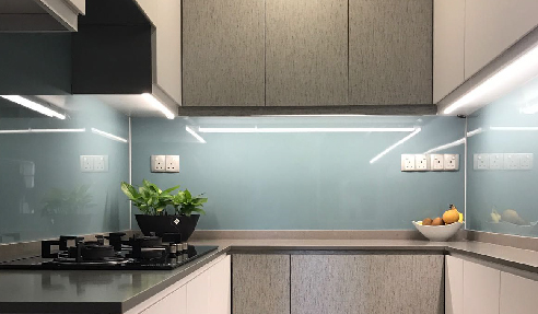 glass splashback colours 