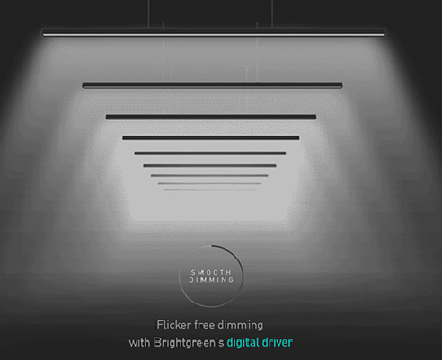 Perfect Phase Dimming for Linear Lights from Brightgreen