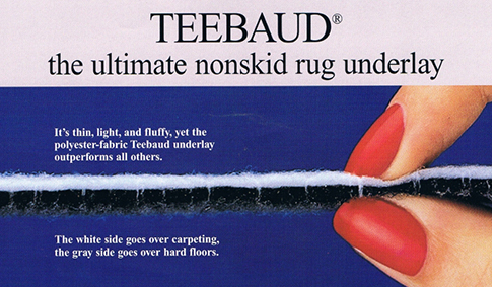 Teebaud Non-Skid Rug Underlay from De Poortere