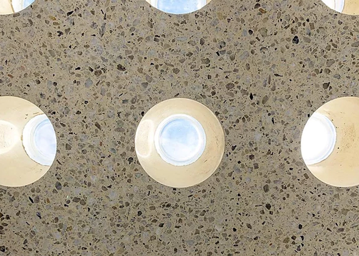Sophisticated Round Glass Block Pavers