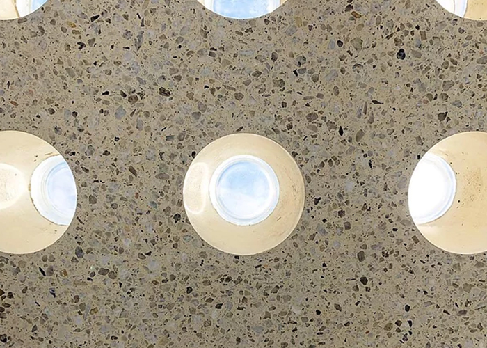 Sophisticated Round Glass Block Pavers