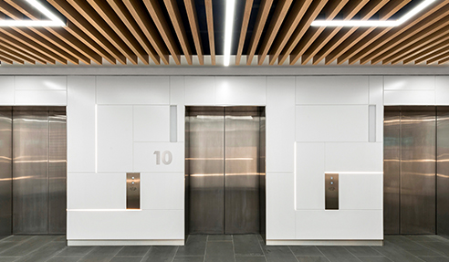 MAXI BEAM Lift Lobby Fitout