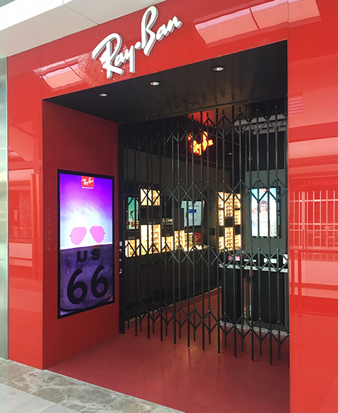 Shopfront Closure Doors for Ray-Ban Doncaster