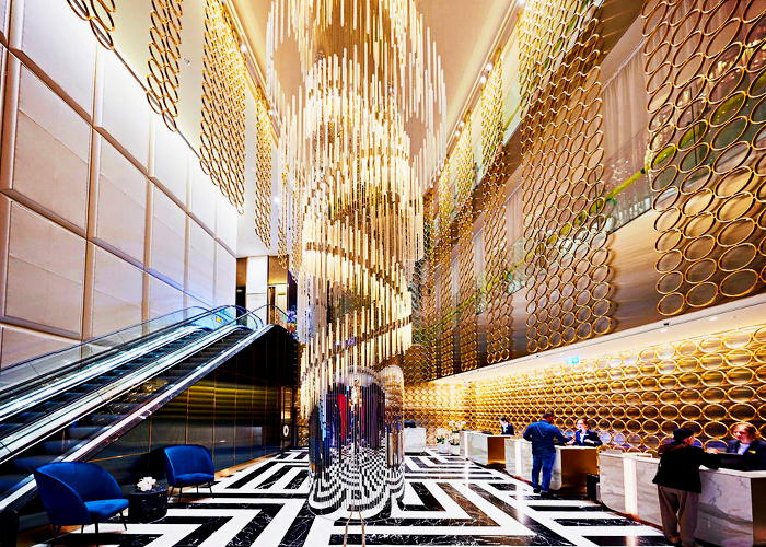 Custom Metal Curtains for The Star Sydney by Di Emme