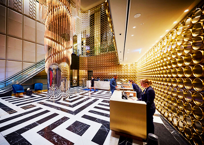 Custom Metal Curtains for The Star Sydney by Di Emme