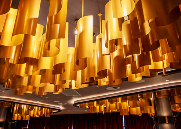 Custom Metal Features for CHAR Restaurant by Di Emme