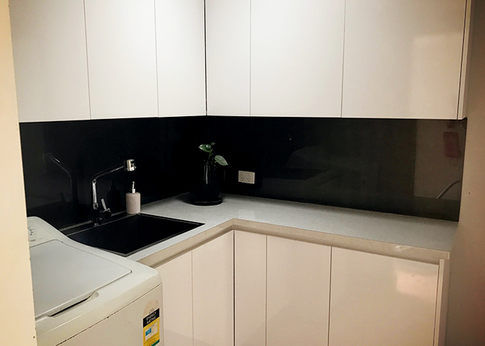 Painted Splashbacks for Laundries from Innovative Splashbacks