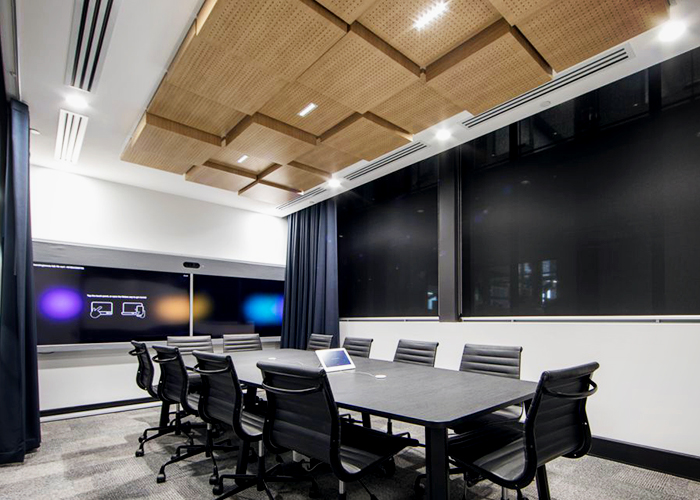 3D Ceiling Tiles & Aluminium Slats for the CSIRO by SUPAWOOD