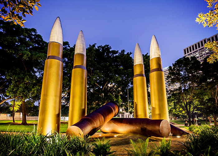 Lighting of Hyde Park Memorial Sculpture with WE-EF