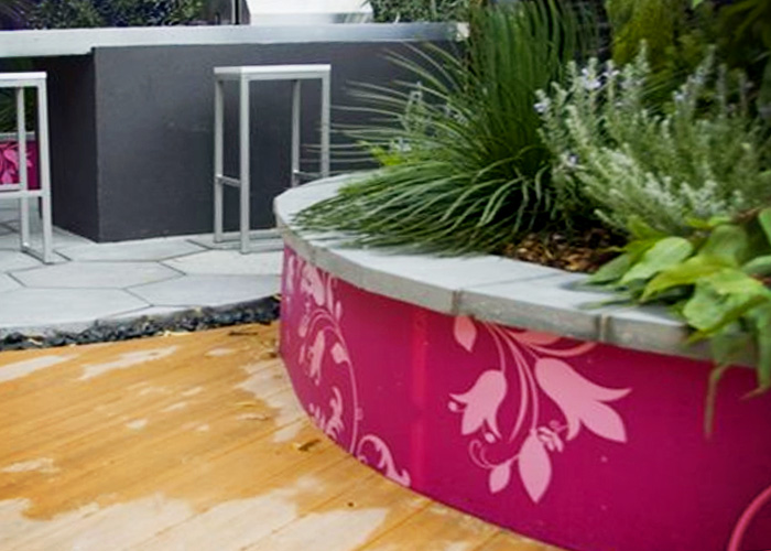 Custom Colour Perspex for Landscaping from Mitchell Group