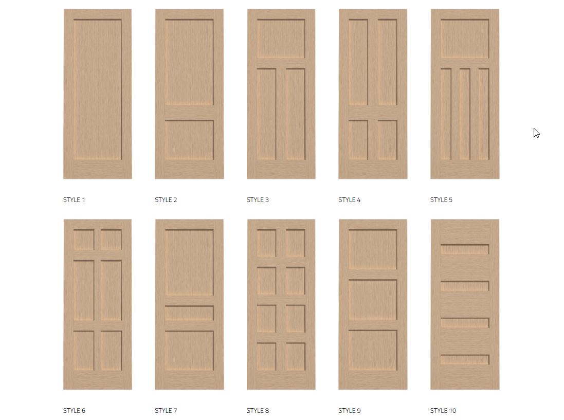 Solid Timber Joinery Doors Styles from Australian Moulding Company
