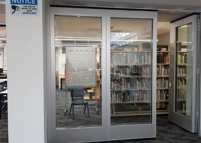 Glass Walls Sound Proof for Manly School Library by Bildspec