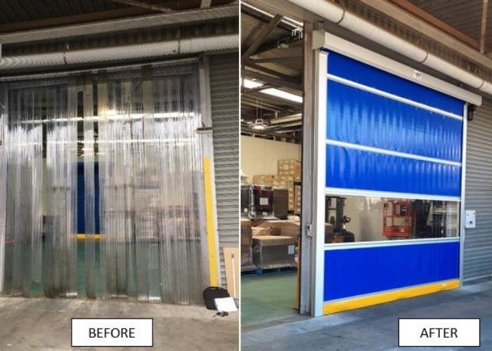 PVC Visiflex Strip Door from DMF.