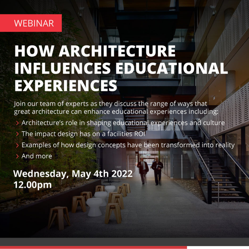 How Architecture Influences Educational Experiences Webinar from Supawood