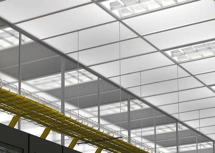 Data Center Structural Ceiling Grid from Tate.