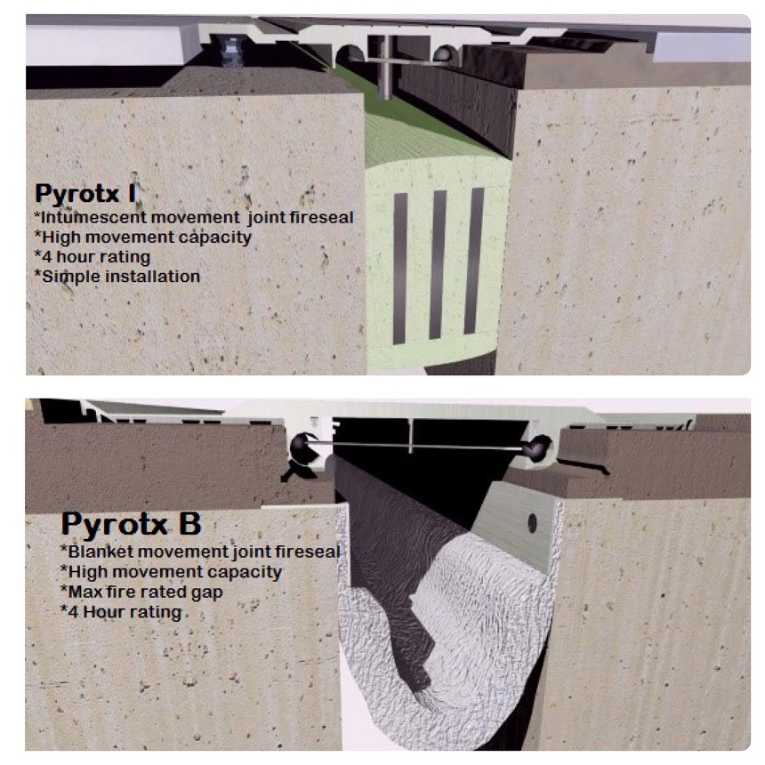 Seismic Expansion or Movement Joints from Unison Joints.