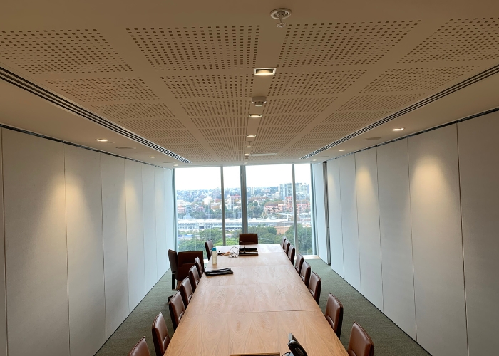 Acoustic Operable Walls for Law Offices by Bildspec