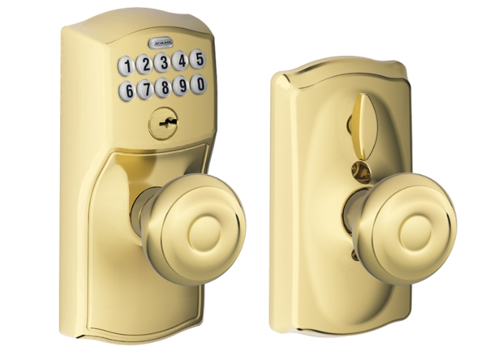 Key or Code Front Door Deadbolt by Schlage