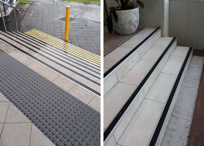 Anti Slip Treads for Outdoor Staircases by StairTrak