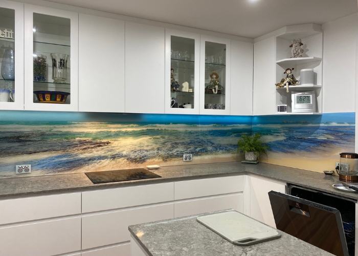 Printed and Painted Acrylic Splashback Panels for Kitchens and Bathrooms by Innovative Splashbacks