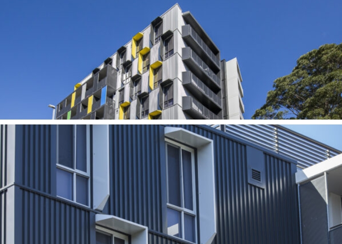 Custom Window Hoods for Student Accommodations by Louvreclad