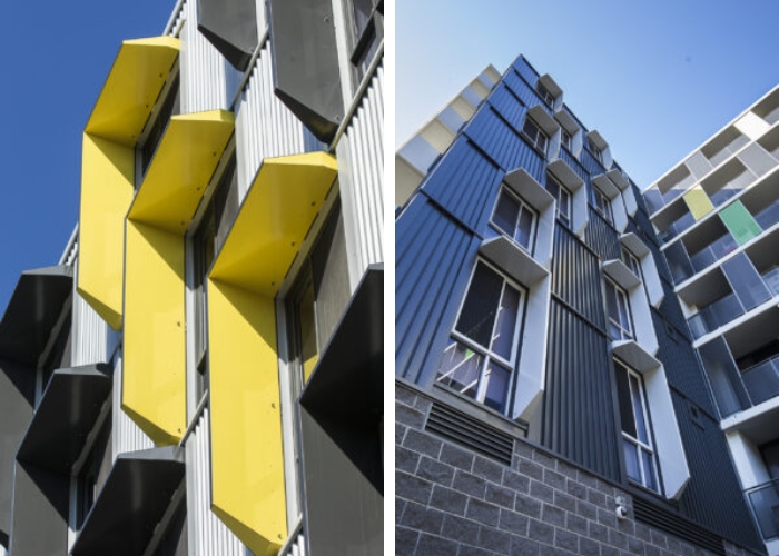 Custom Window Hoods for Student Accommodations by Louvreclad