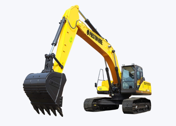 Excavator Hire for Earthmoving Operations by Preston Hire