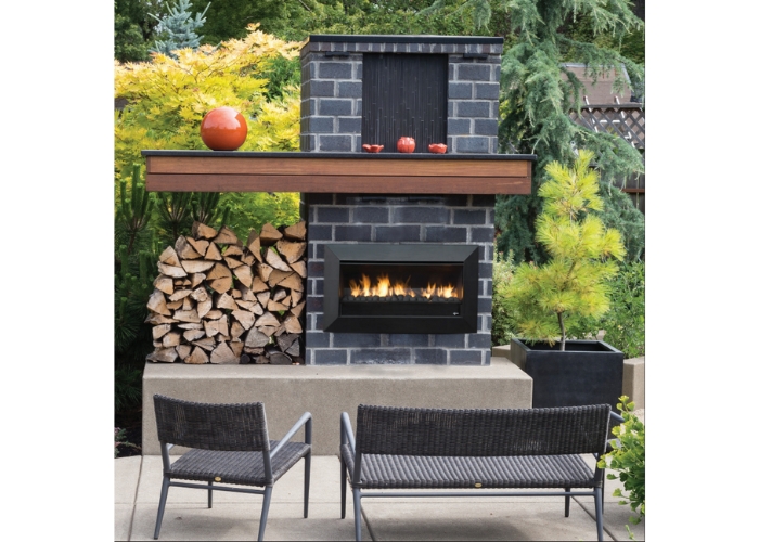 No Chimney Outdoor Fireplace by Real Flame
