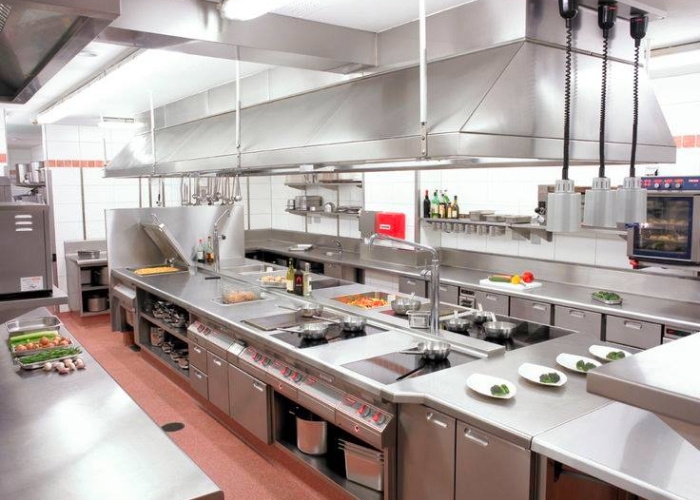 Commercial Stainless Steel Kitchens by 3monkeez
