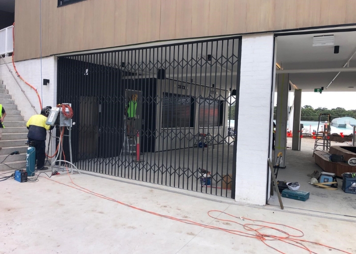 Secured Expandable Aluminium Doors from ATDC