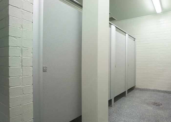 Streamline Floor Mounted Cubicles by Flush Partitions