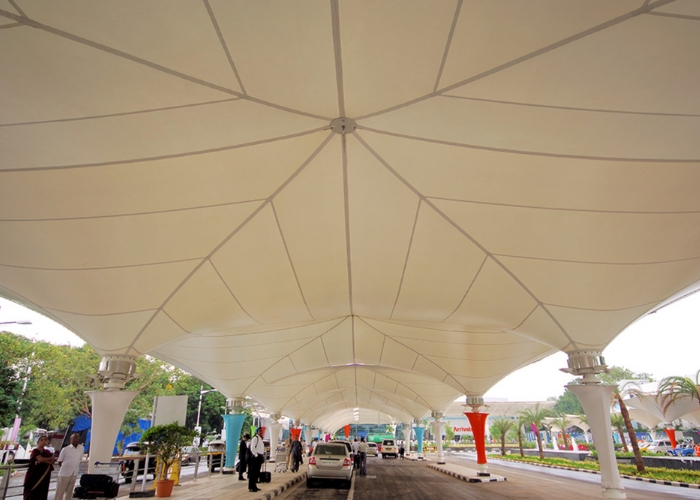 Public Shade Structures for Walkways and Pedestrian Areas by MakMax Australia
