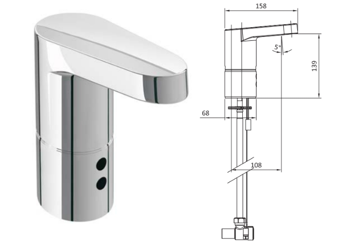 Sensor Tap for Disabled Access Public Washrooms by Star Washroom