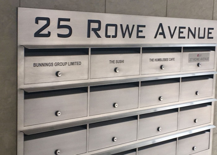 Stainless Steel Mailboxes for Office Buildings by Mailmaster