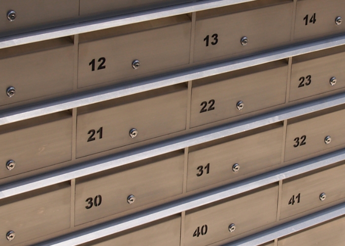 Stainless Steel Mailboxes for Office Buildings by Mailmaster