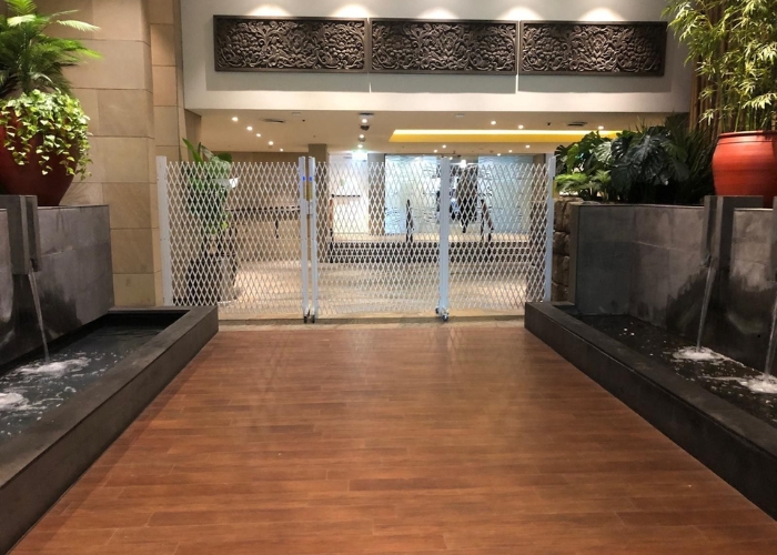 Portable Expandable Safety Barriers for High-Traffic Areas by ATDC