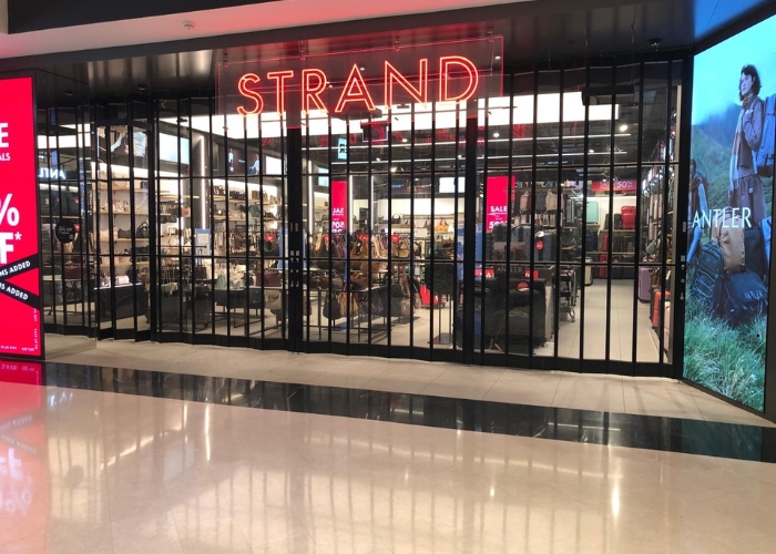 Bifold Folding Closure Doors for Retail Shopfront Security by ATDC