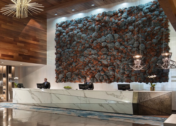 Bespoke Counters for Reception Areas by Axolotl