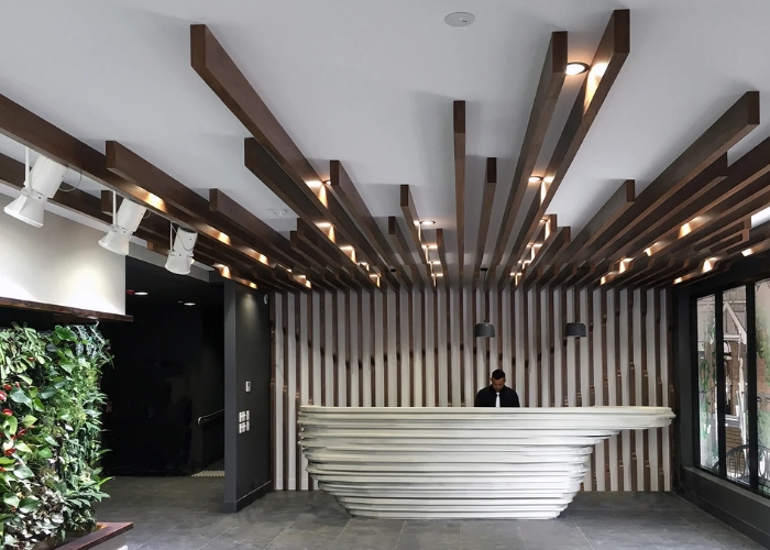 Bespoke Counters for Reception Areas by Axolotl