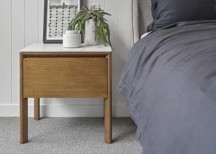 Solid Oak Bedside Table by Cosh Outdoor Living