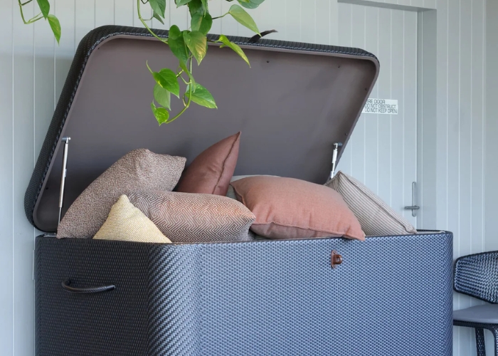 Handwoven Trunk for Cushions by Cosh Outdoor Living
