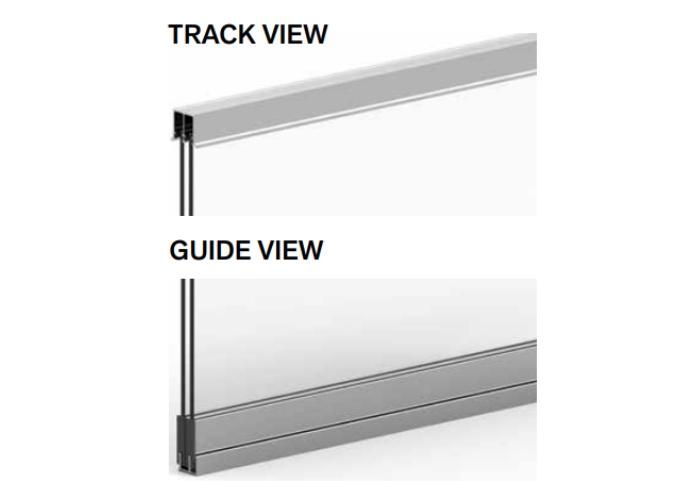 Track System for Sliding Glass Doors by Cowdroy