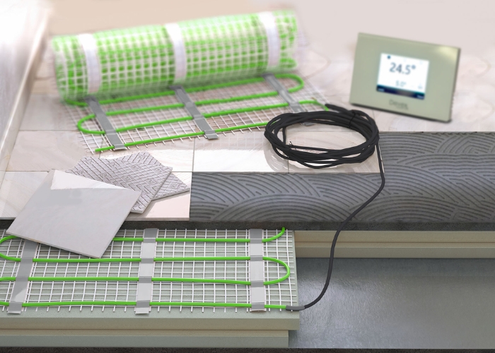 Electric Underfloor Heating for Tiles by Devex Systems